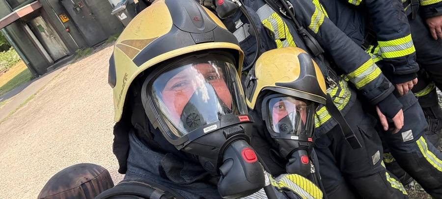 Werne: Feuerwehr übt Elektro-Brände