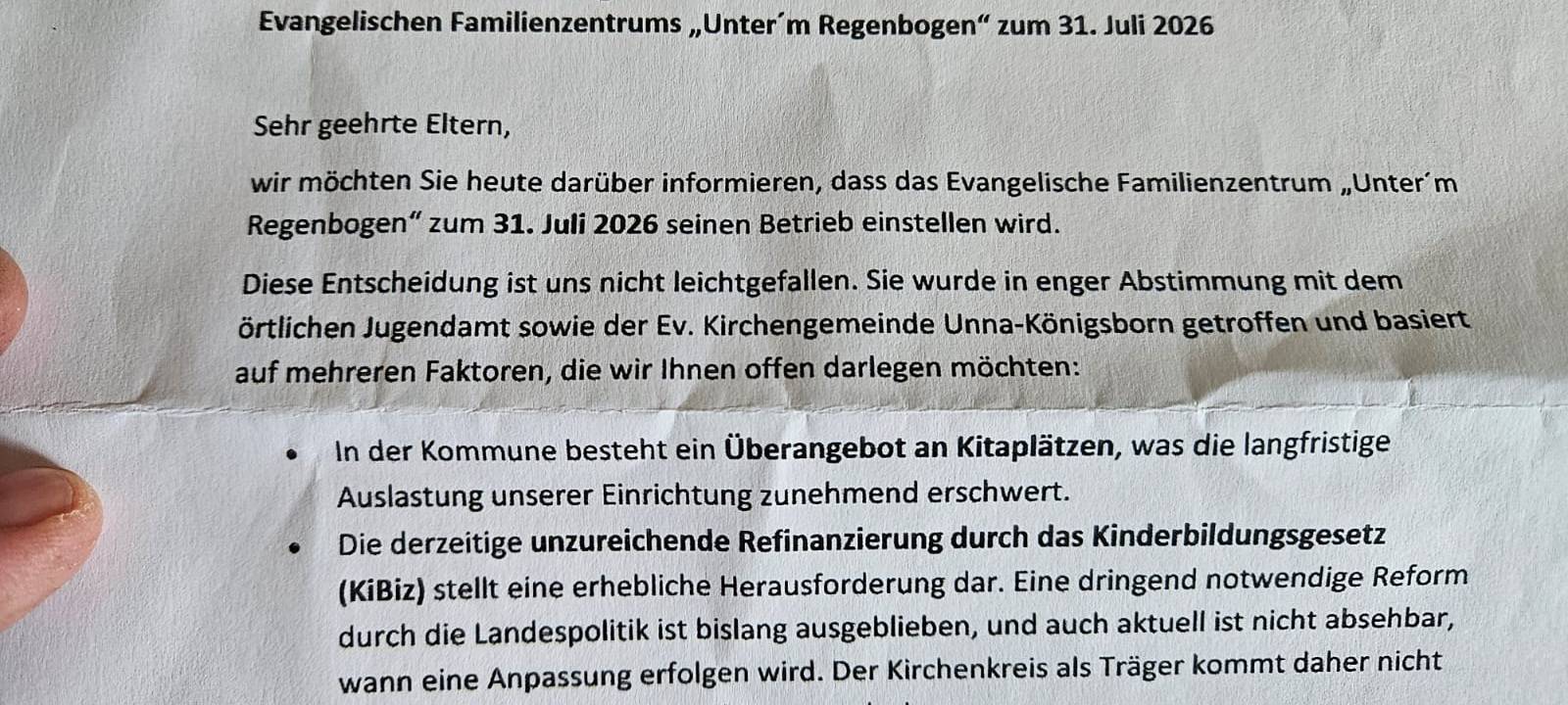 Unna: Kitas als Wahlkampfthema