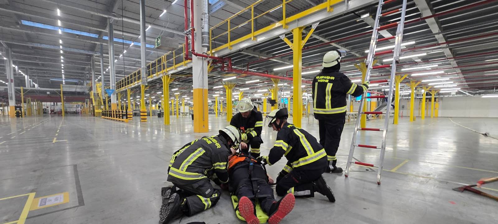 Werne: Feuerwehr probt Ernstfall