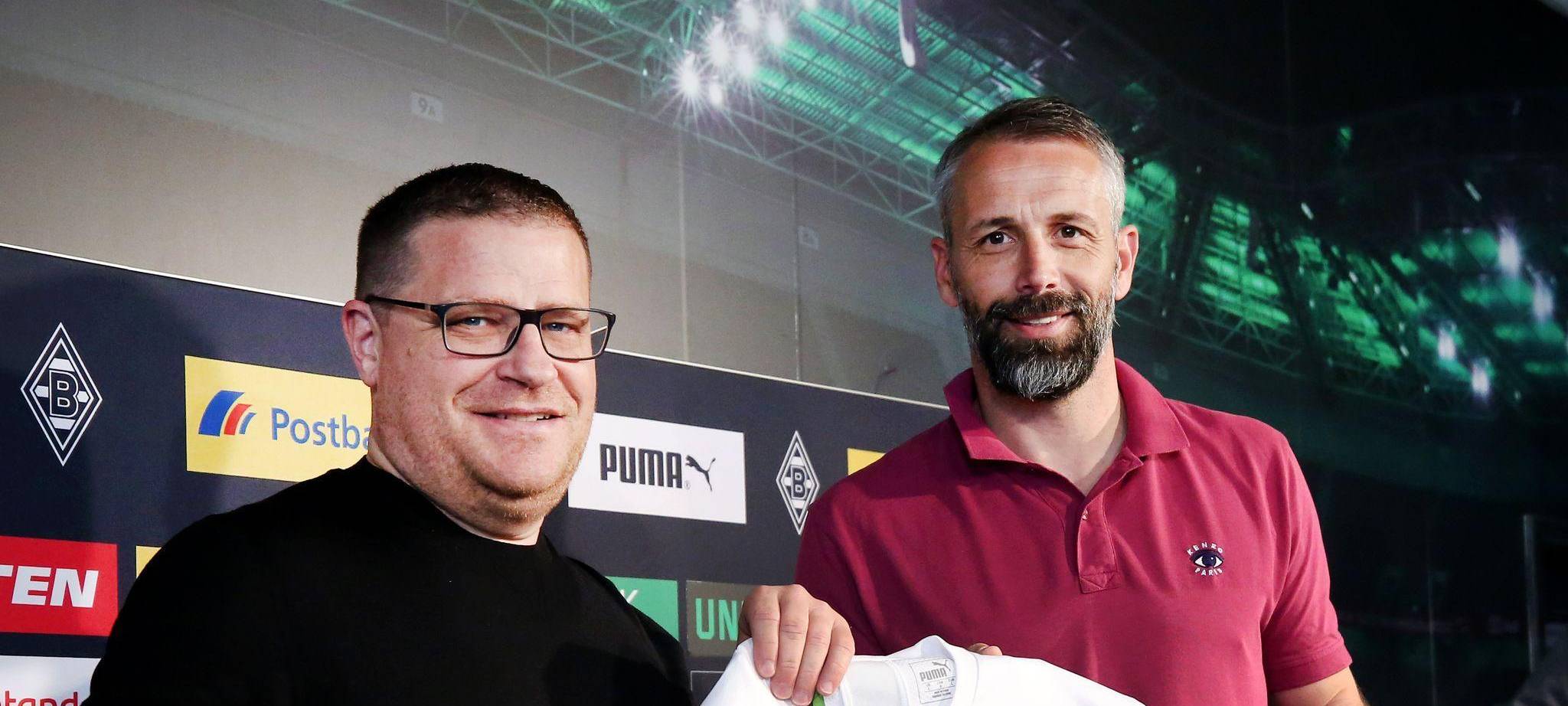 Max Eberl und Marco Rose