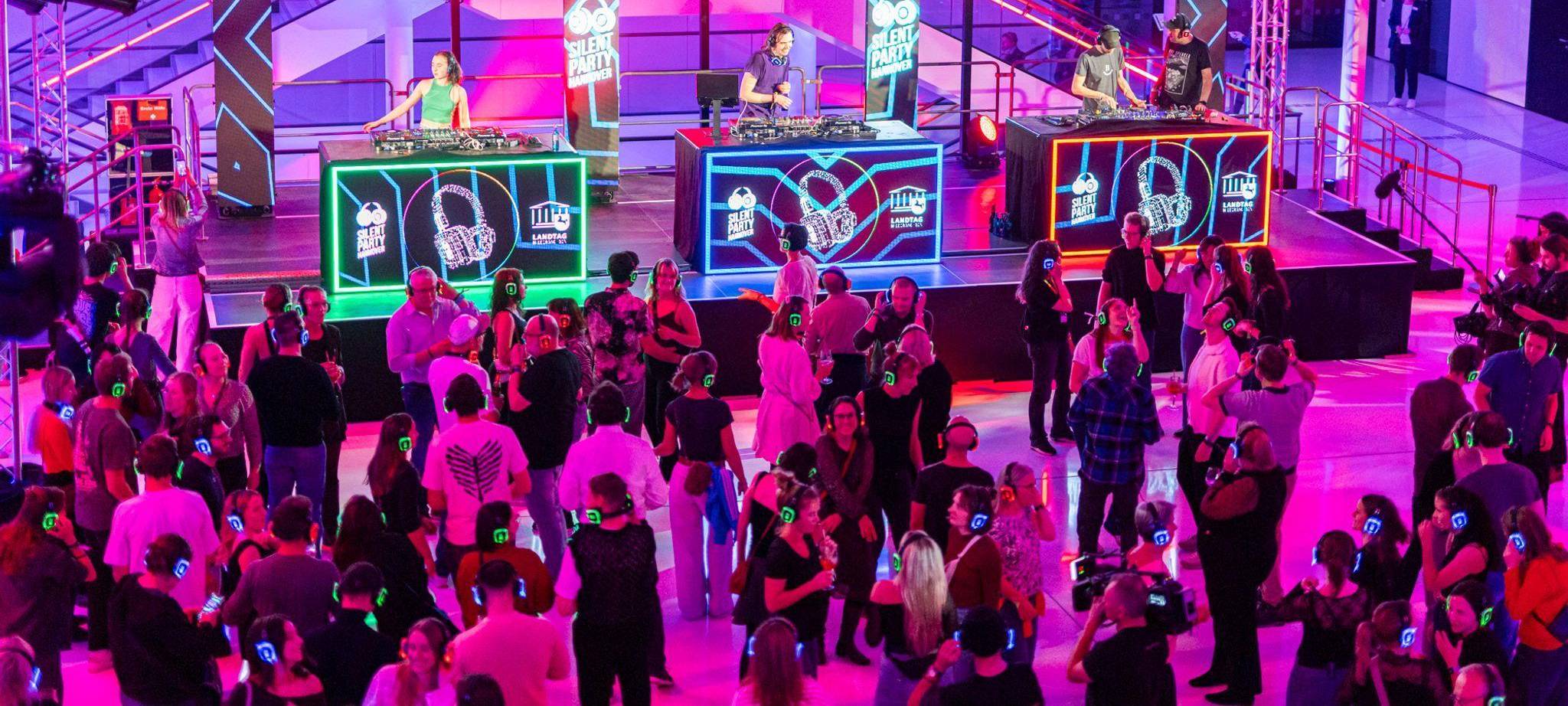 Silent Party im Niedersächsischen Landtag