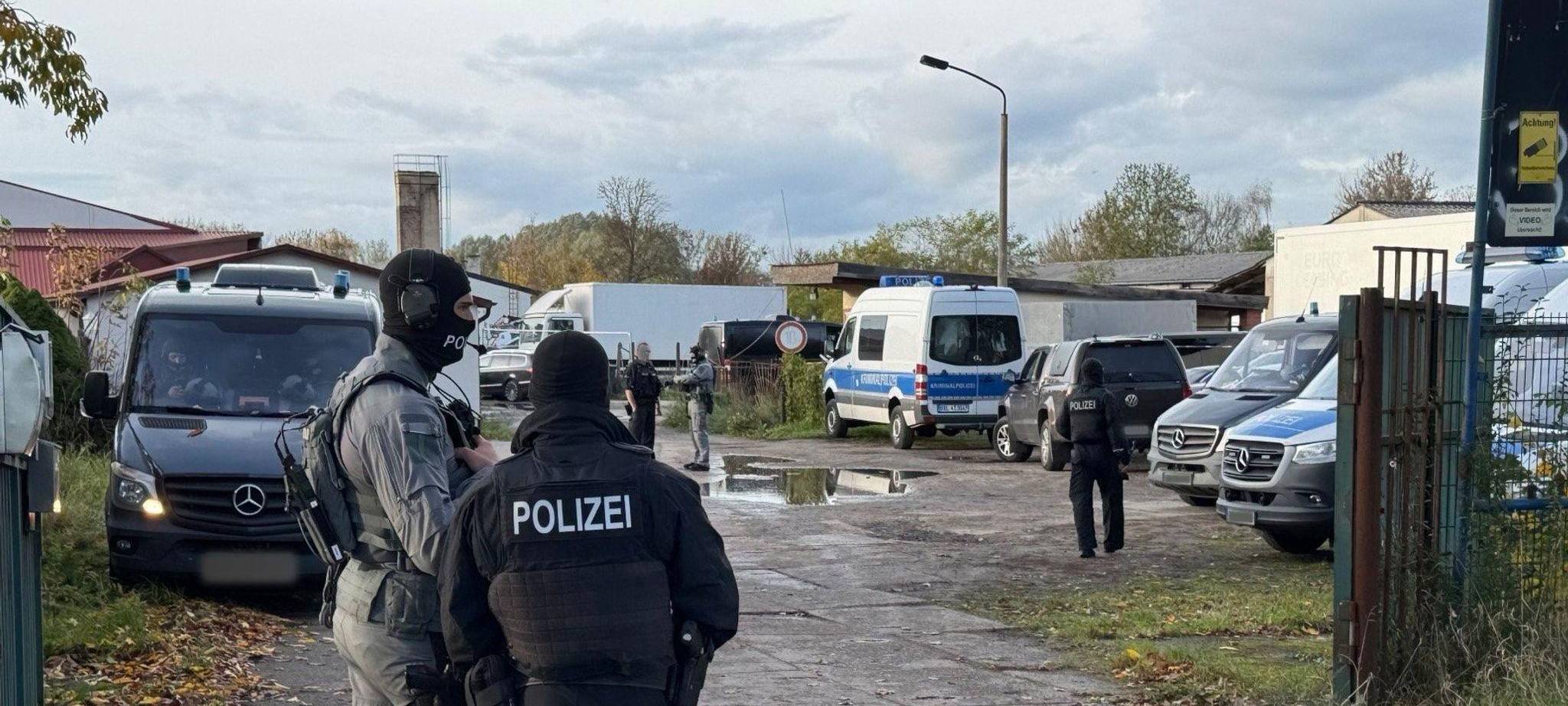 Razzia in Brandenburg