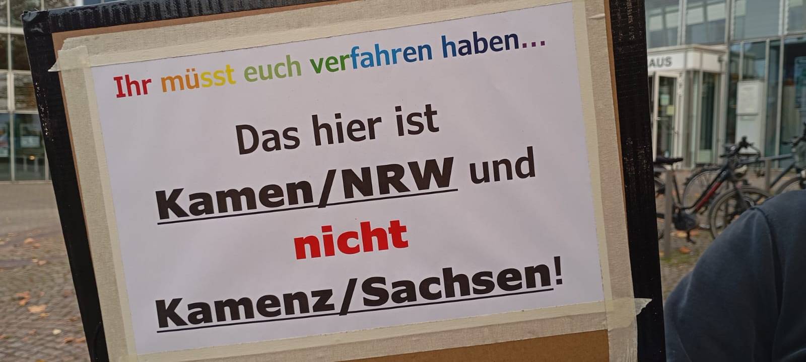 Kamen: Menschen stellen sich gegen Rechts