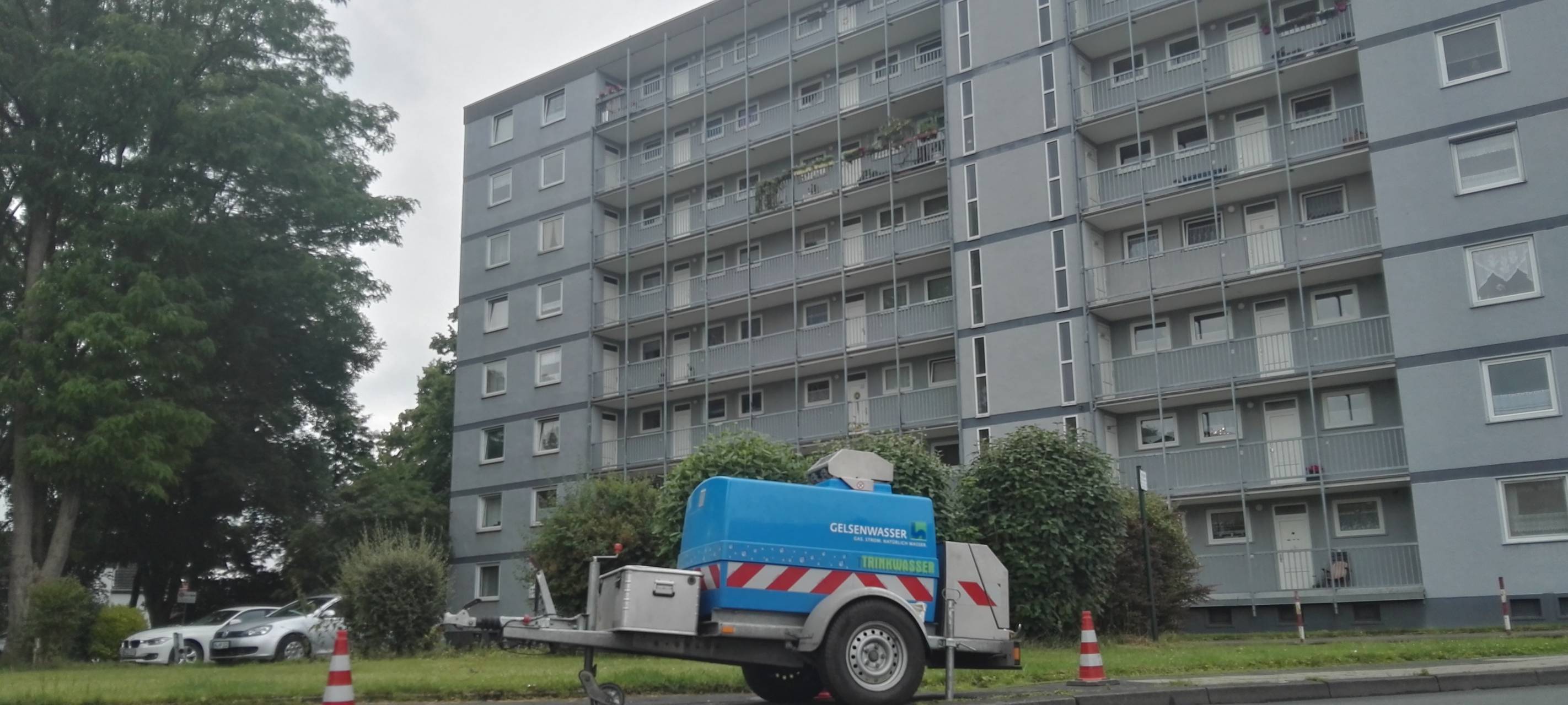 Schaden an Wasserleitung