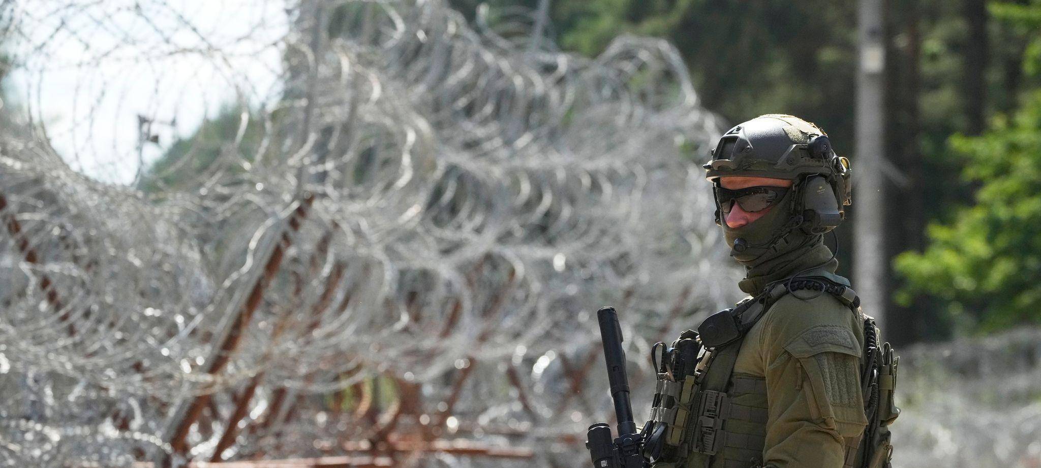 Polens Grenze zu Belarus