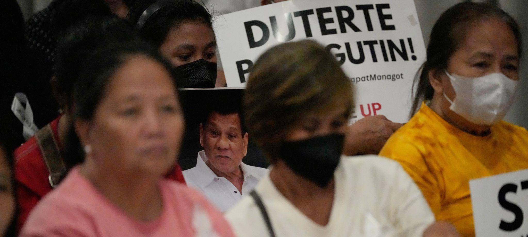 Anhörung von Ex-Präsident Duterte vor Weltstrafgericht