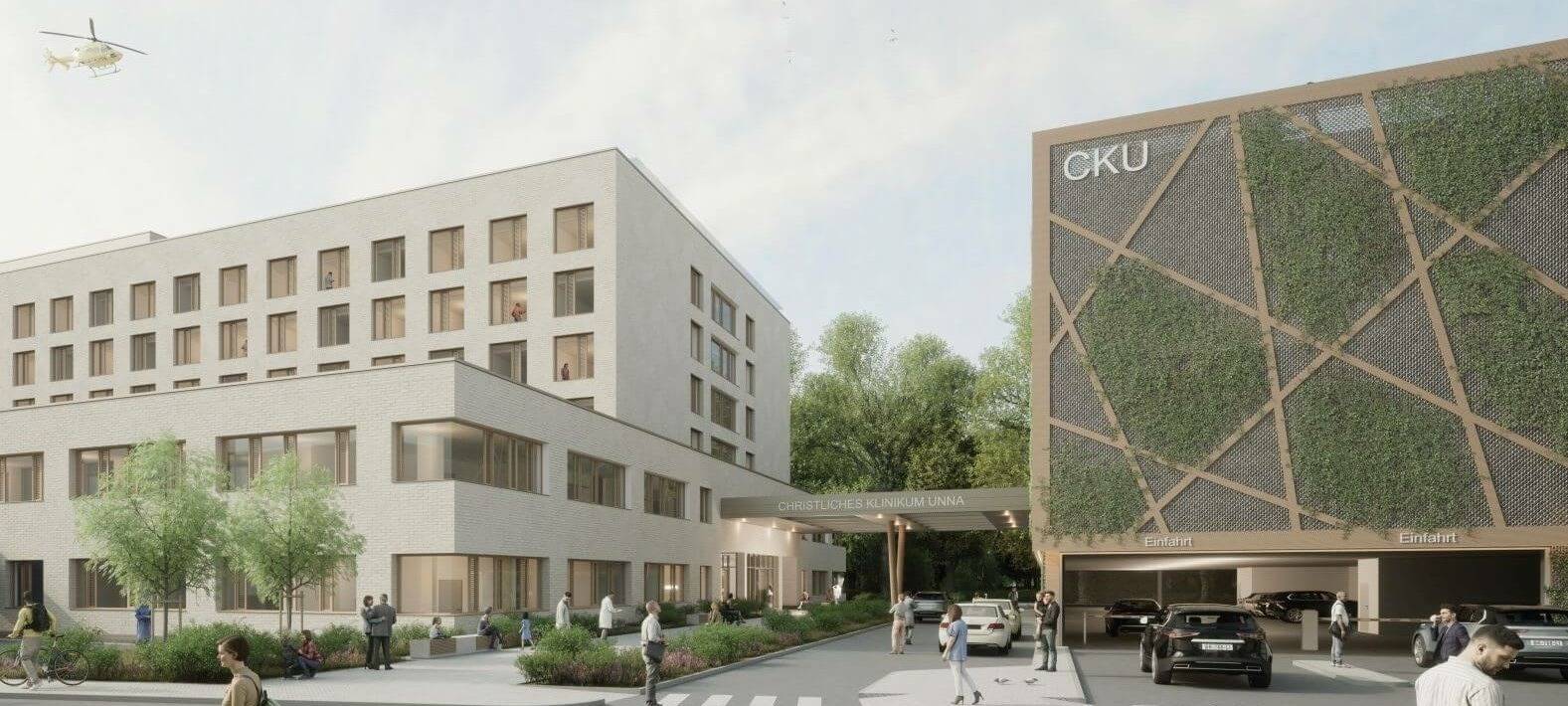 Abriss am Christlichen Klinikum Unna gestartet