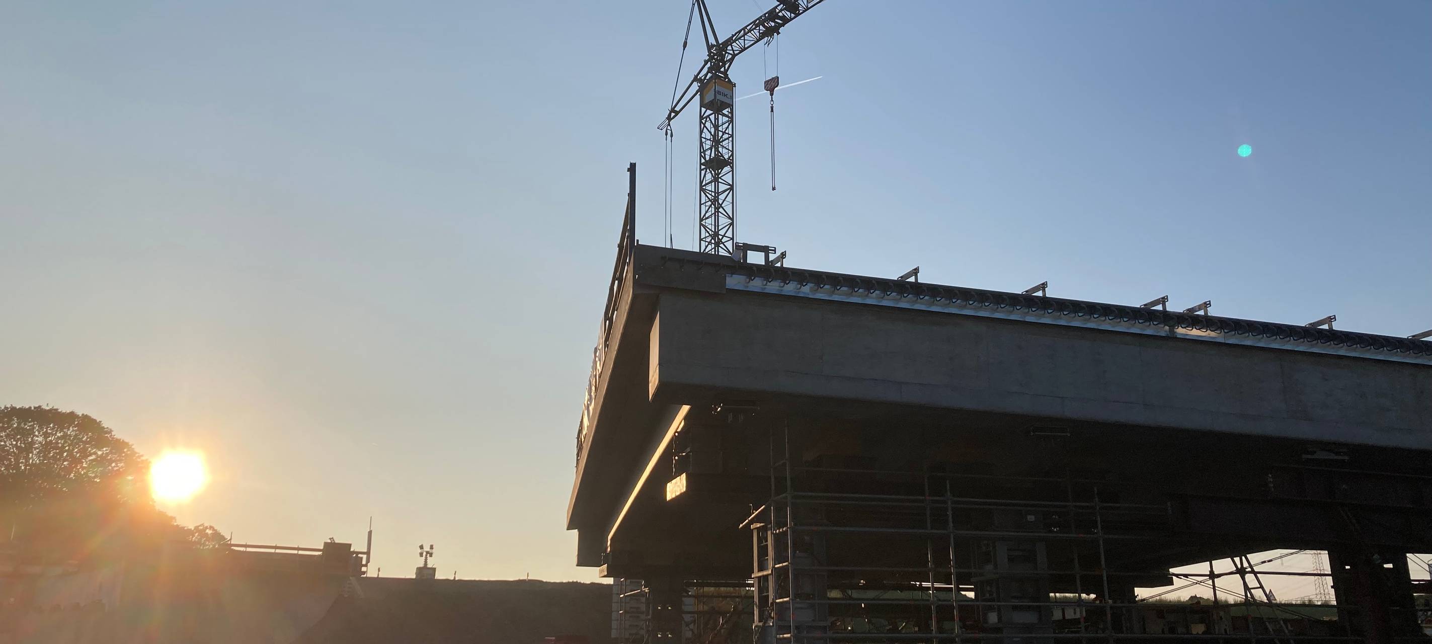 Neue A1-Brücke bei Werne: Spektakuläre Bilder