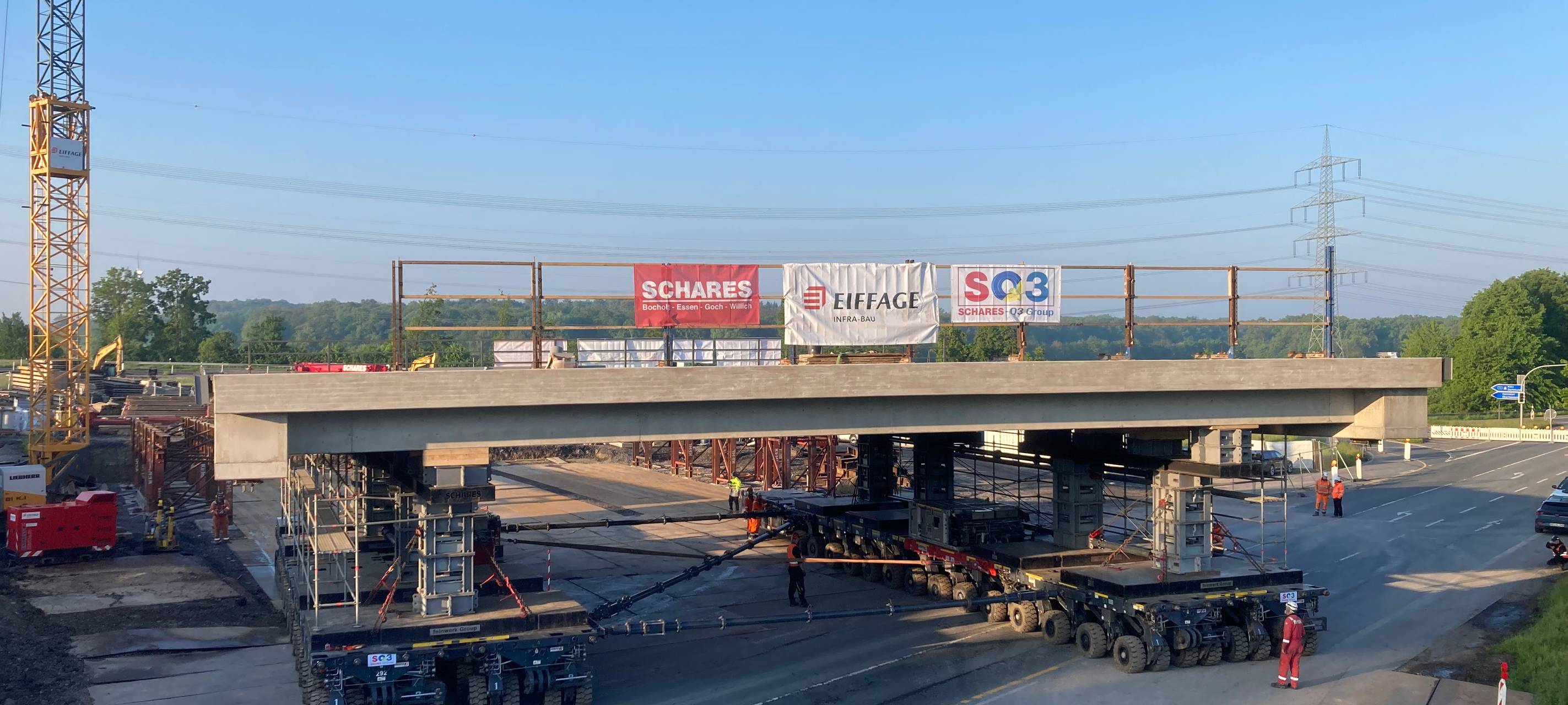 Neue A1-Brücke bei Werne: Spektakuläre Bilder