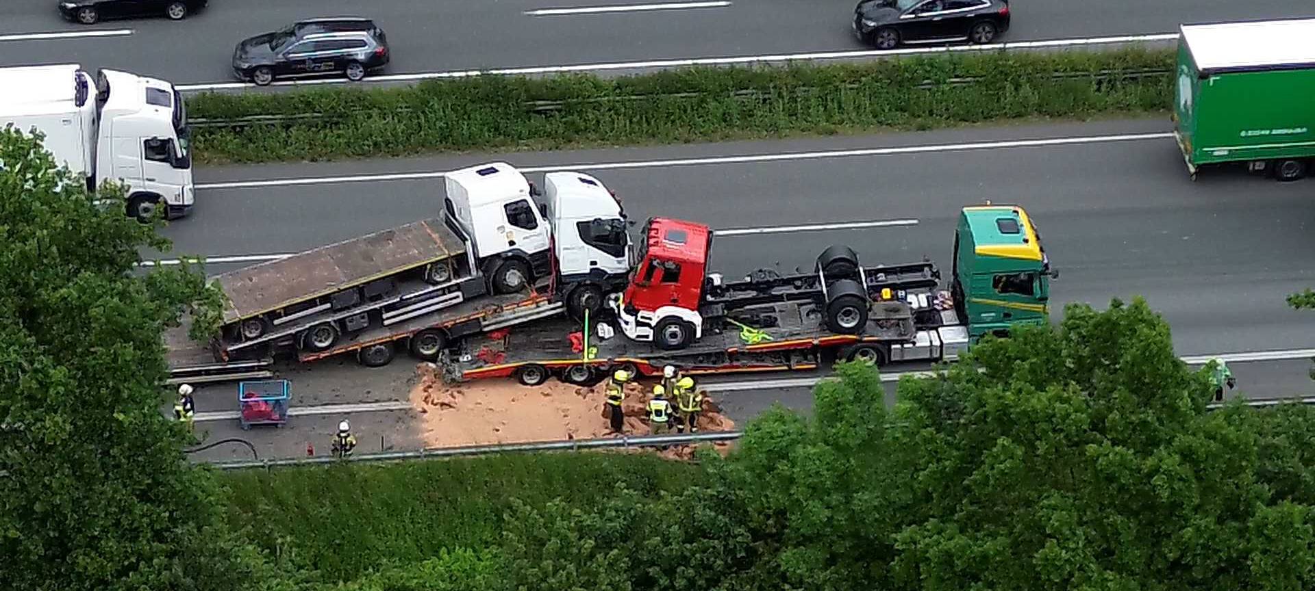 Schwerer Unfall auf A1 bei Unna