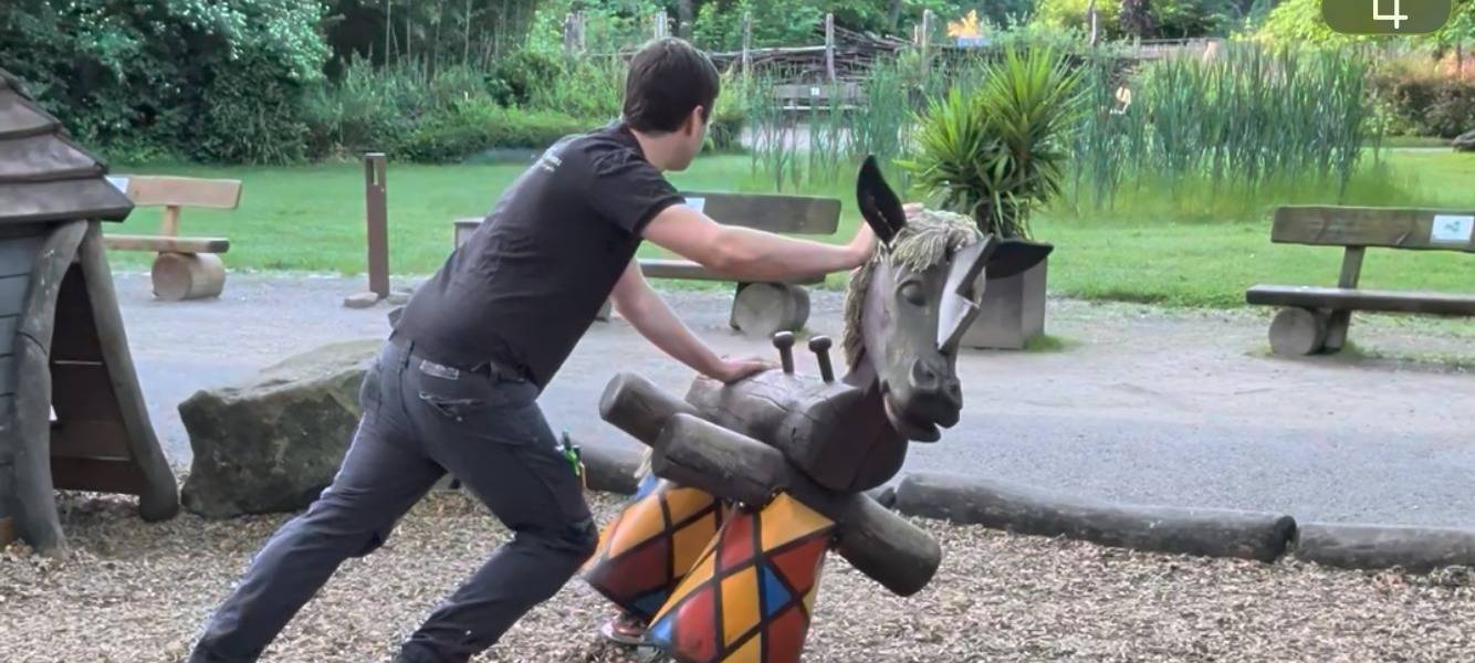 Frühschicht im Tierpark Hamm
