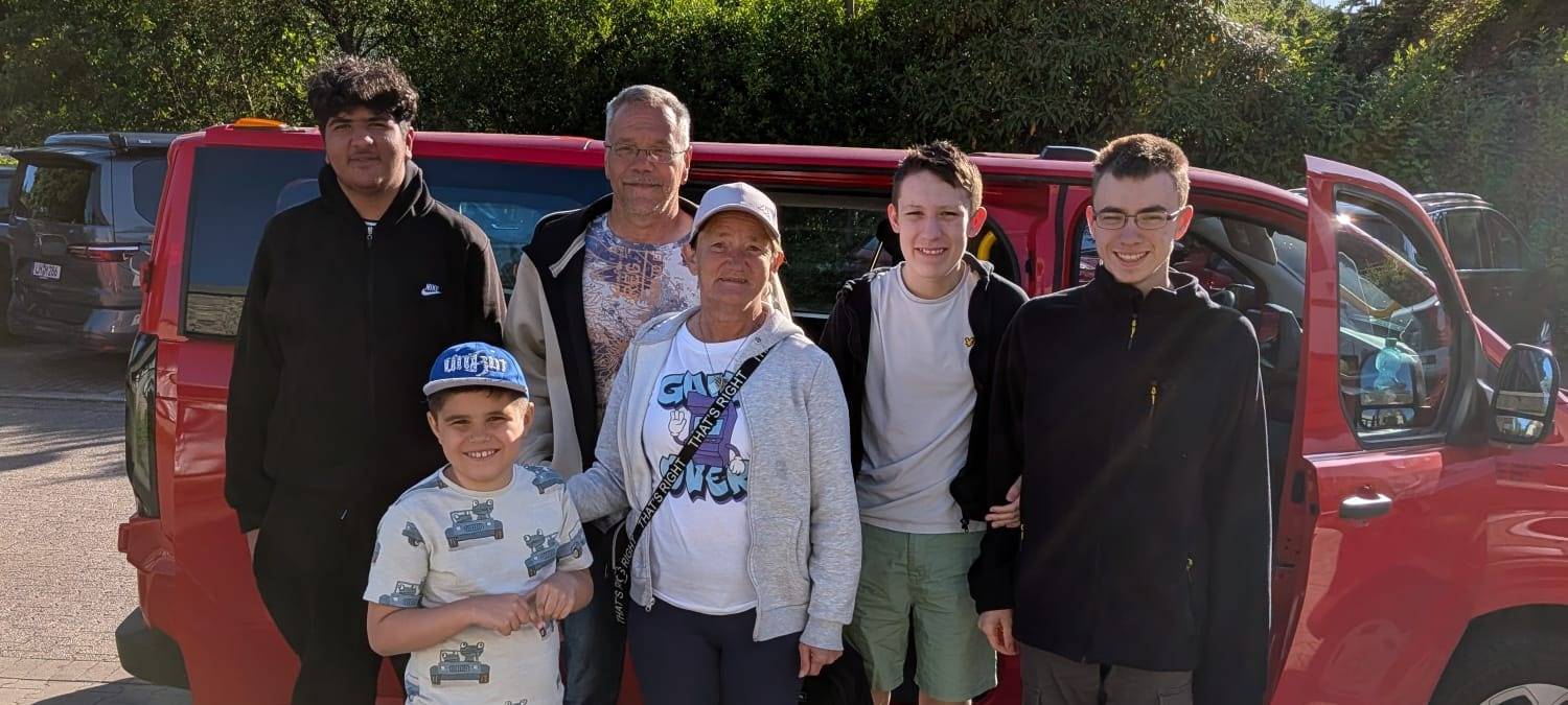 Frühschicht mit den Schulbusfahrern