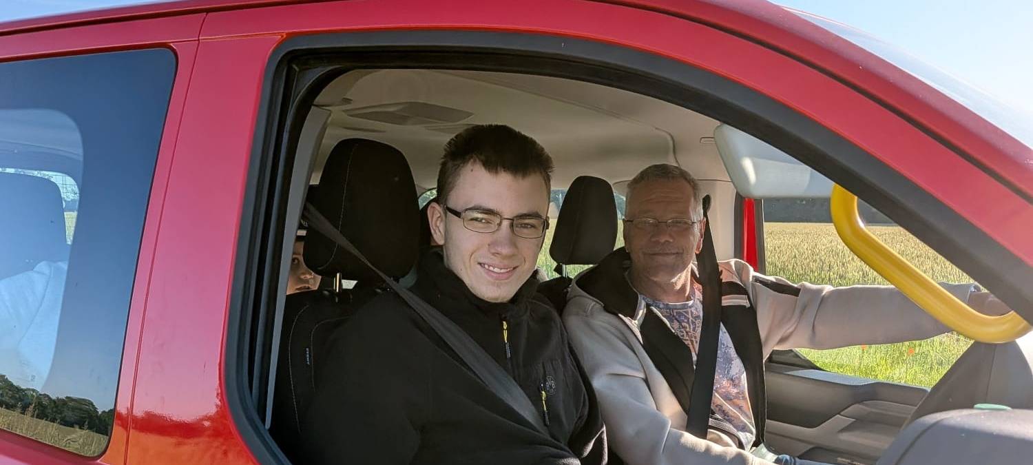 Frühschicht mit den Schulbusfahrern