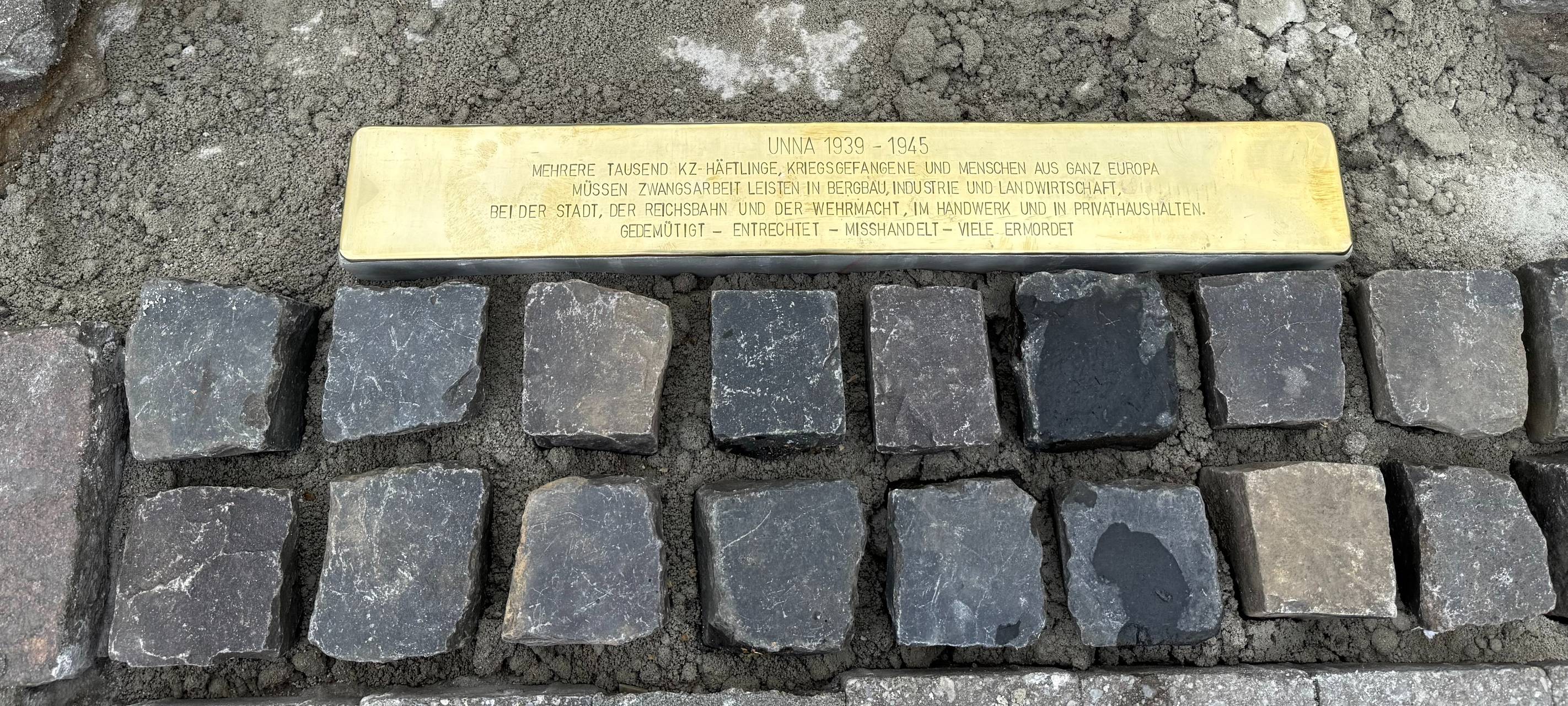 Neues Denkmal in Unna