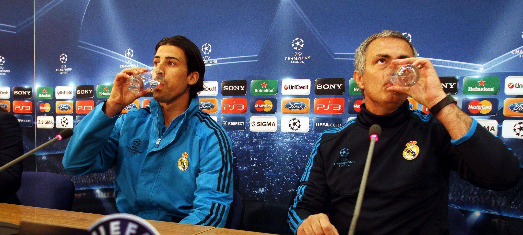 Sami Khedira und José Mourinho