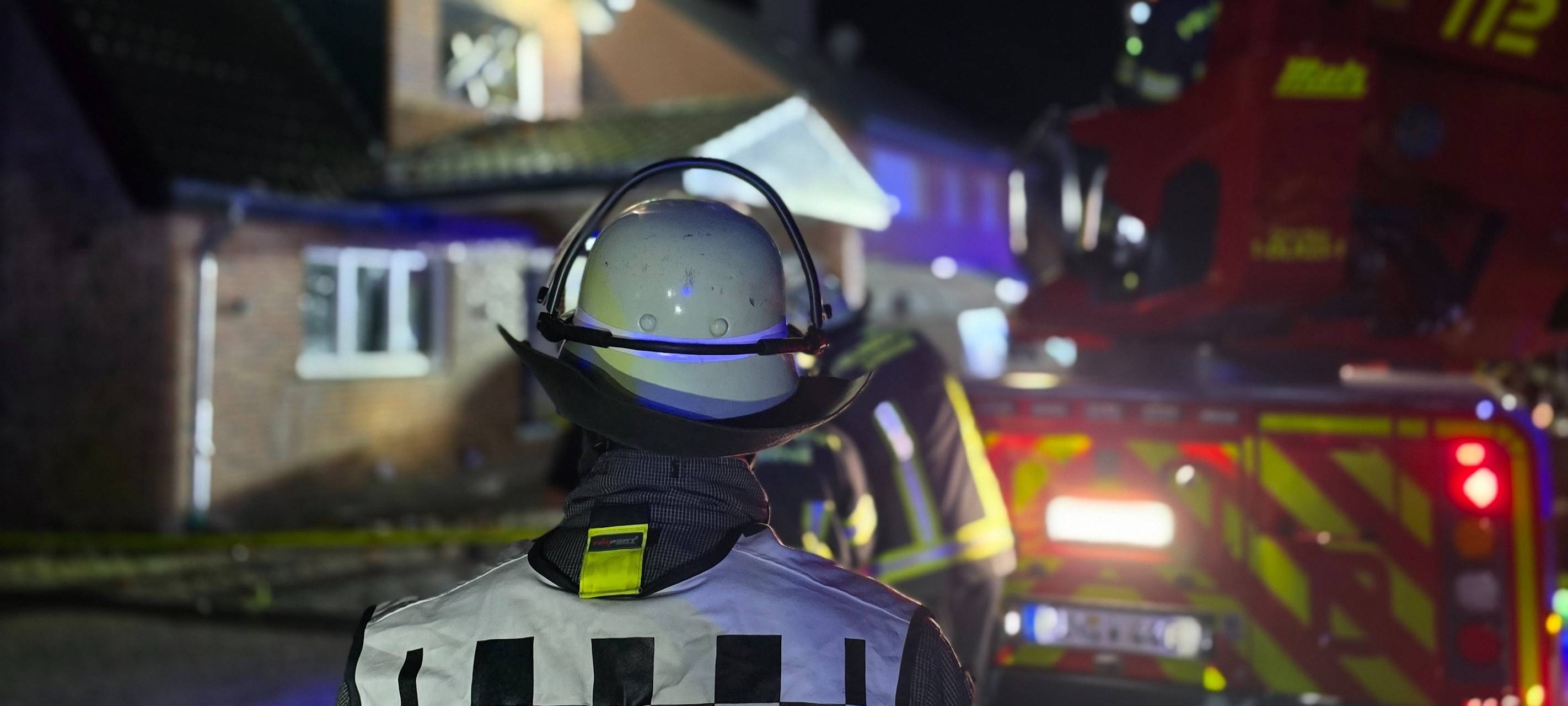 Dachstuhlbrand in Werne