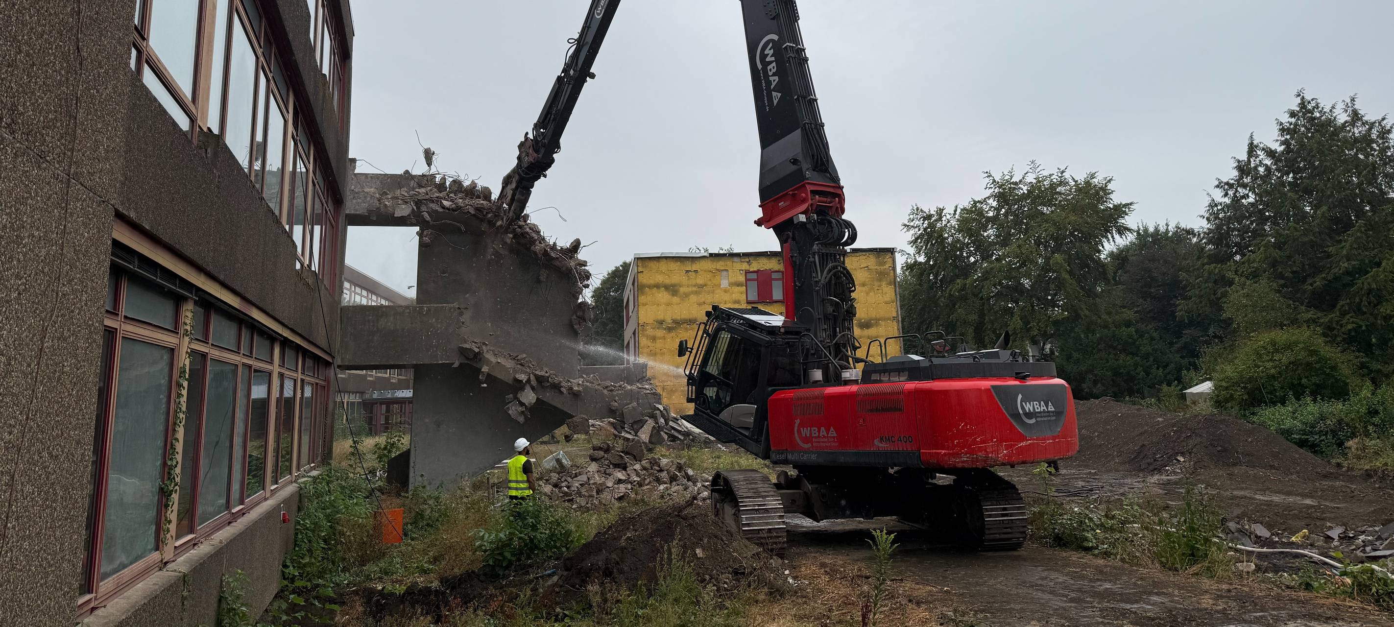 Das Städtische Gymnasium in Kamen wird abgerissen und modernisiert.