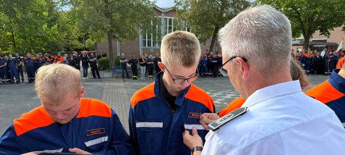 Höchste Auszeichnung erreicht: Sieben Jugendliche der Jugendfeuerwehr Werne bestehen Leistungsspange.
