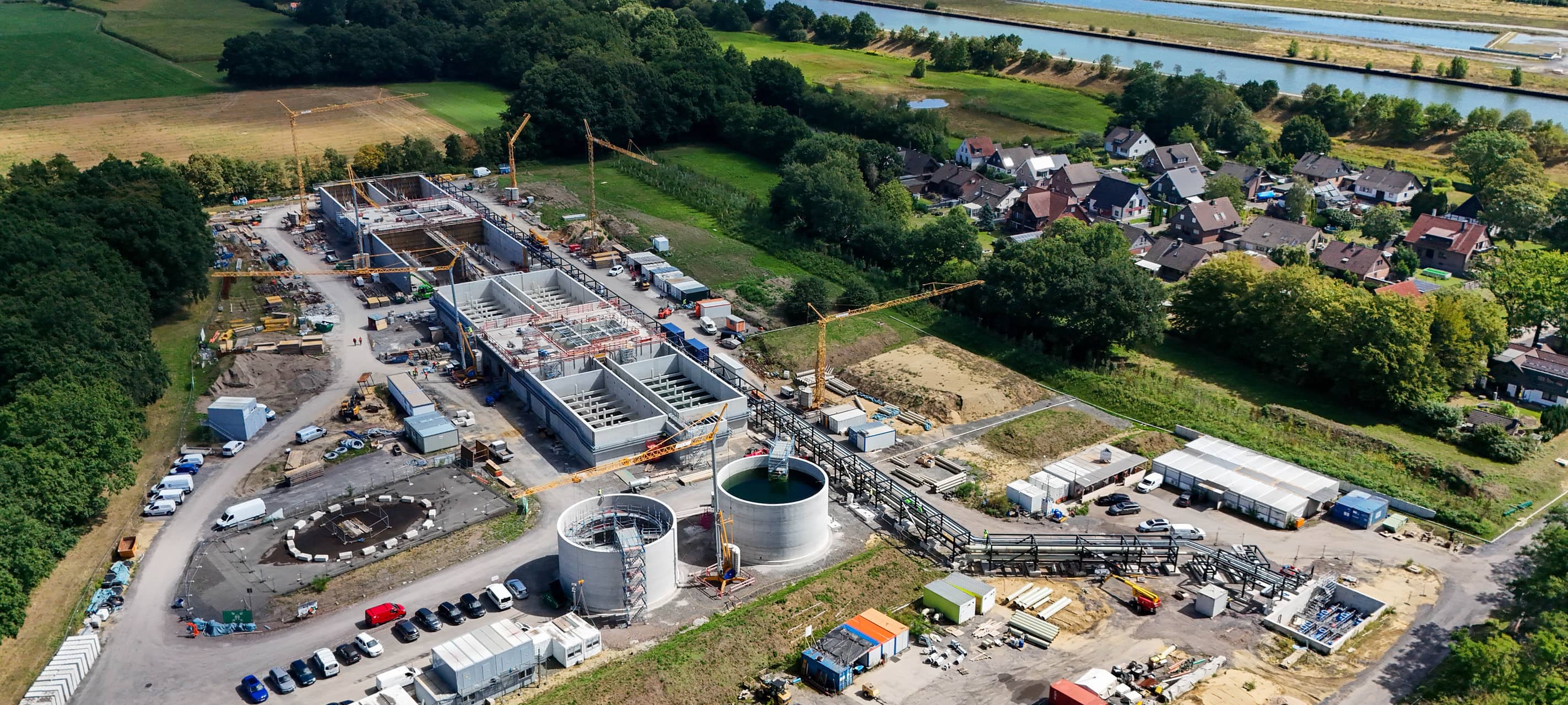 Aufbereitung des Grubenwassers am Haus Aden in Bergkamen.