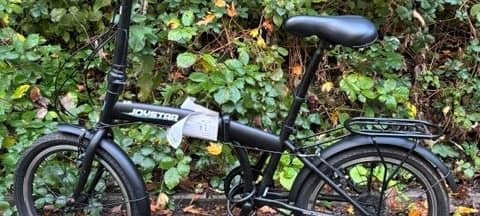 Sichergestelltes Klapprad