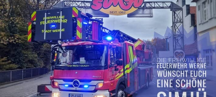 Feuerwehr Werne stellt sich auf die Sim-Jü ein.