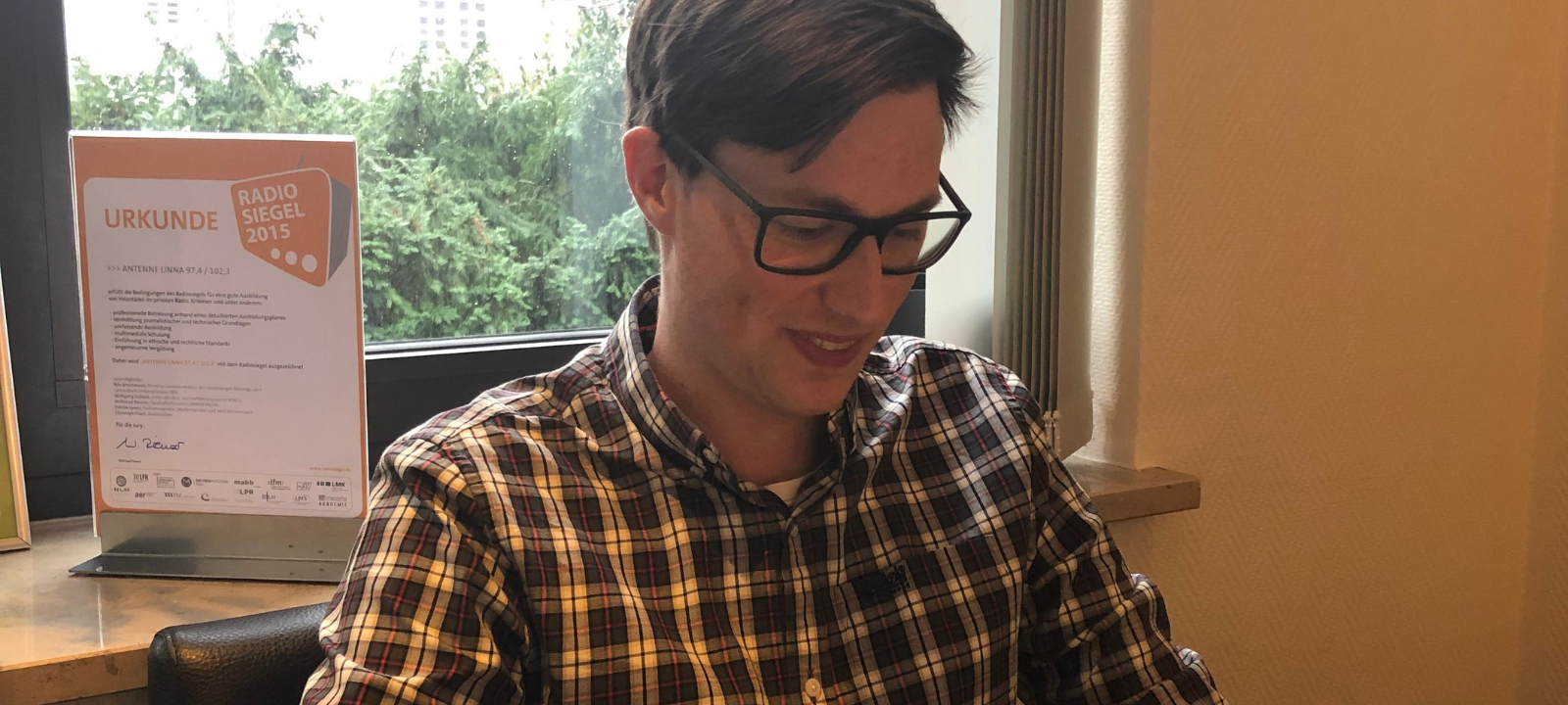 Kevin Mosterts am Handy