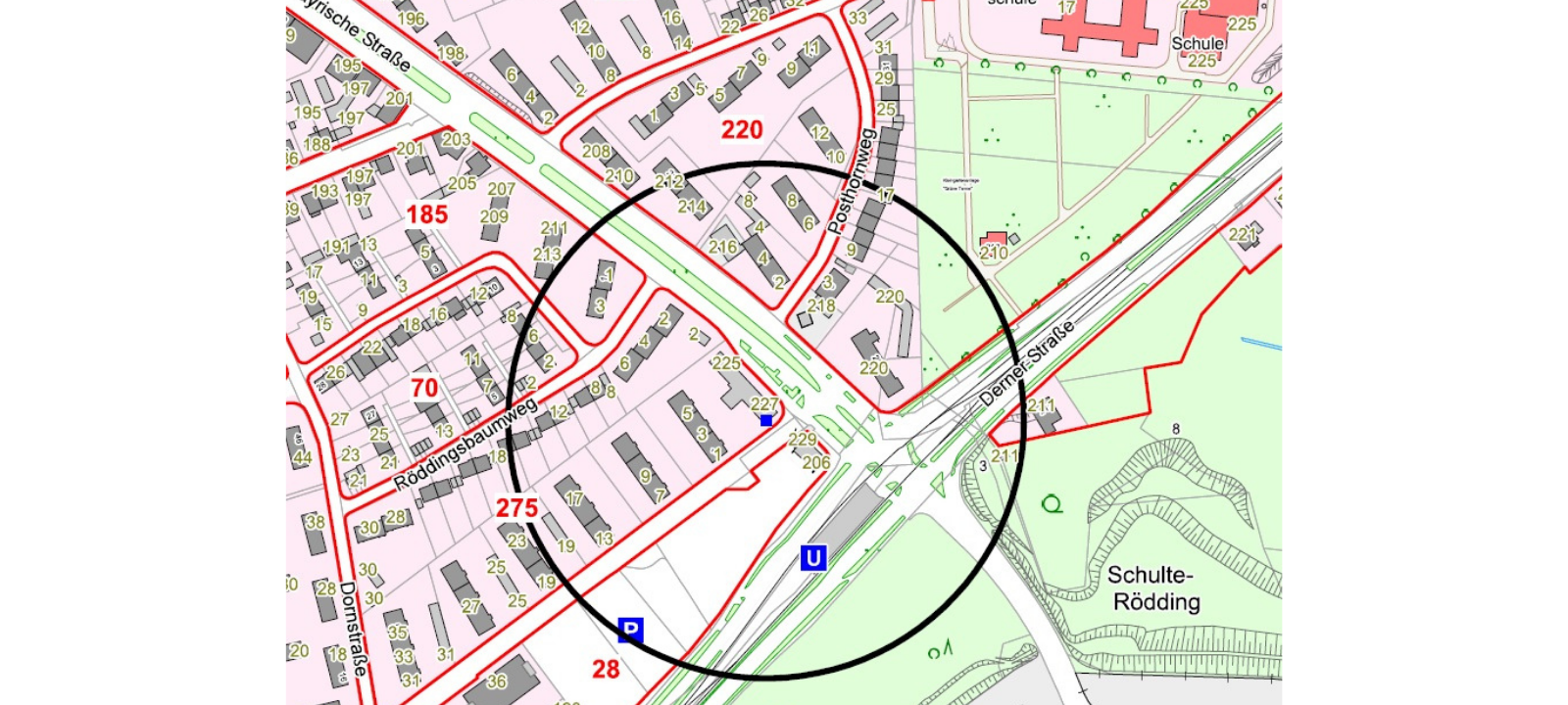 Blindgänger an der Innsbruckstraße