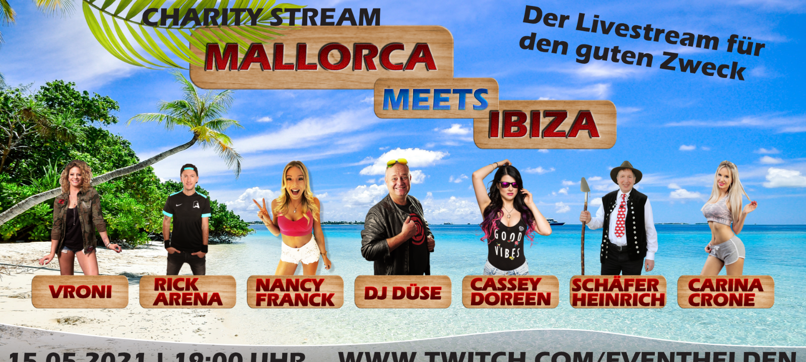 Charity-Stream: "Mallorca meets Ibiza".