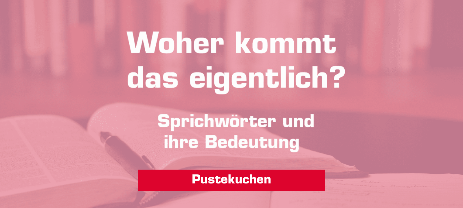 Woher kommt – "Pustekuchen"?
