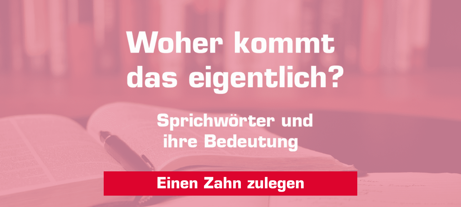Woher kommt – "Einen Zahn zulegen"?