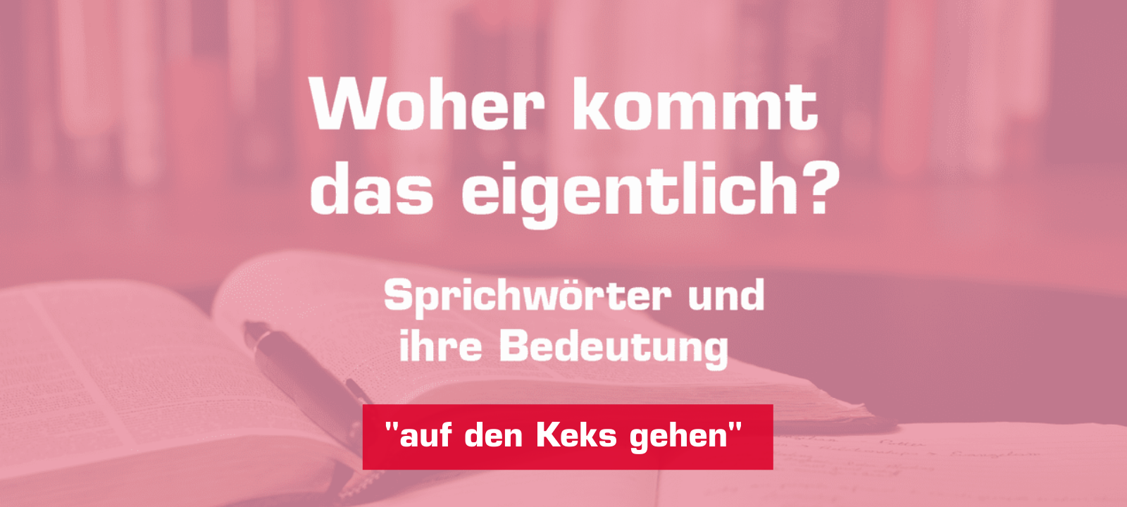 Woher kommt... auf den Keks gehen
