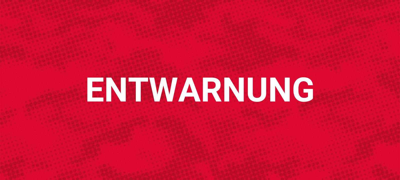 Entwarnung Symbolbild