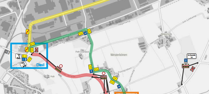 Rhynerner Straße in Bönen wird gesperrt