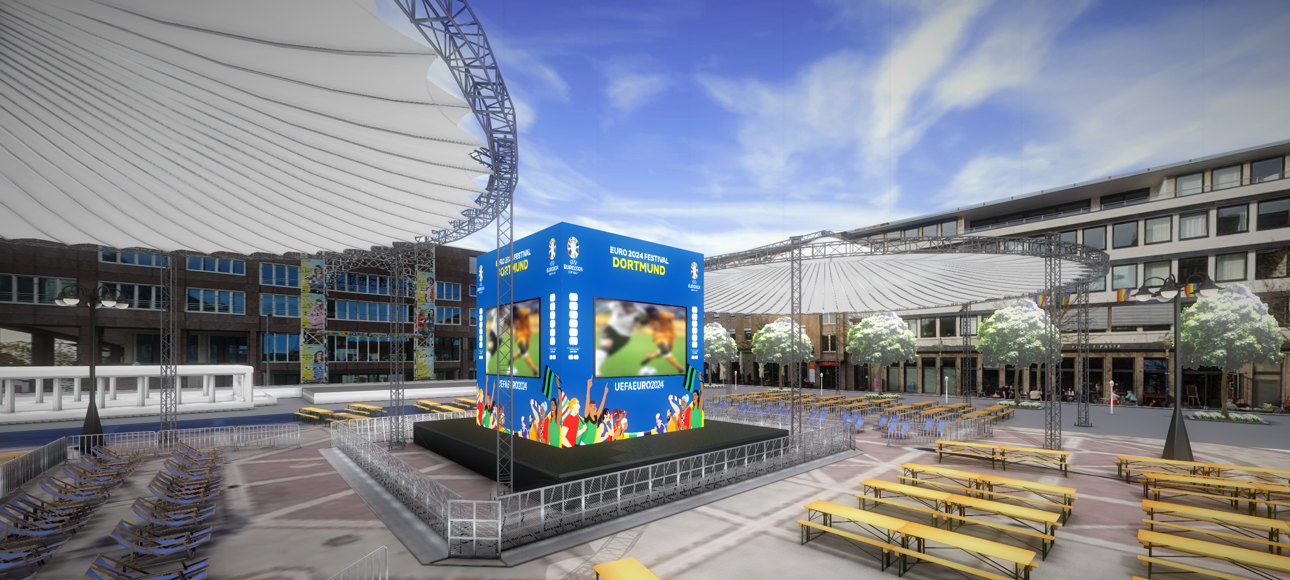 Public Viewing & Konzerte: Pläne zur EM in Dortmund