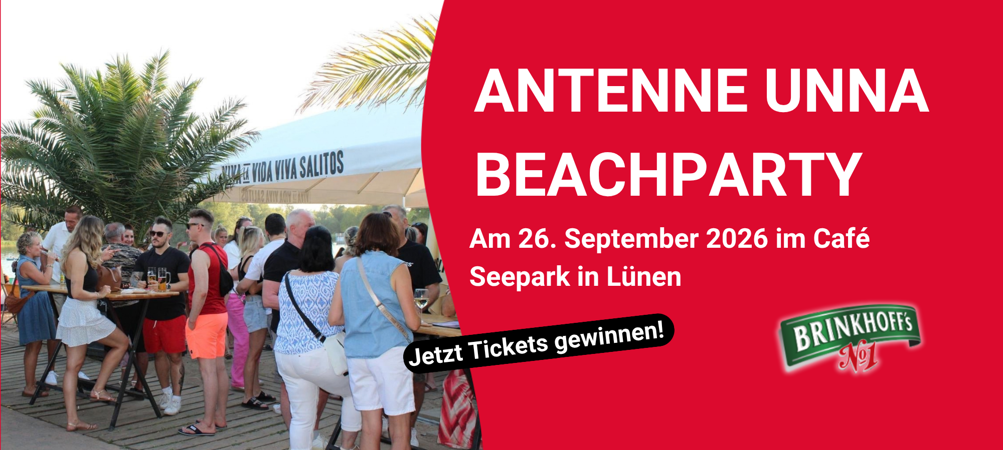 Antenne Unna Beach Party im Café Seepark Lünen