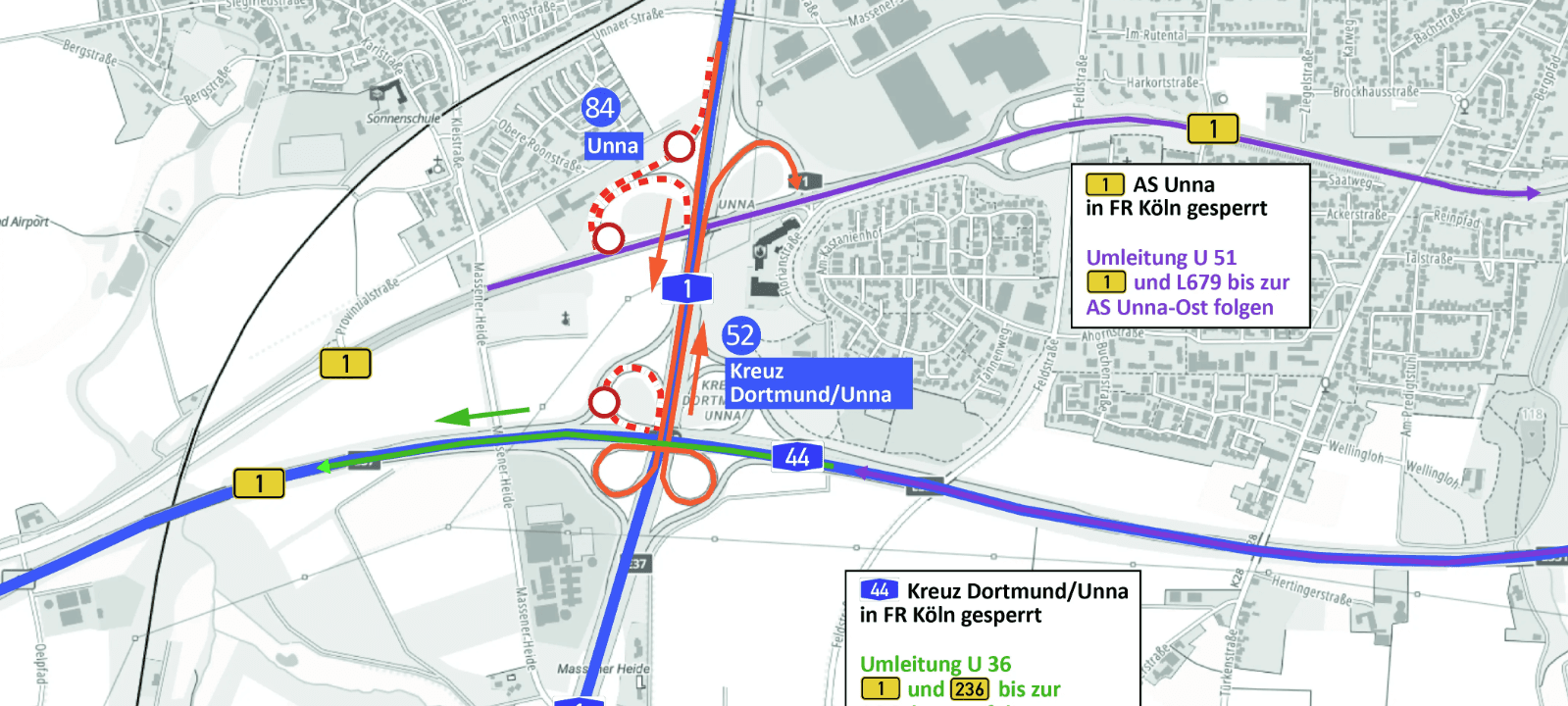 Großbaustelle Kreuz Dortmund/Unna: Zwischenstand