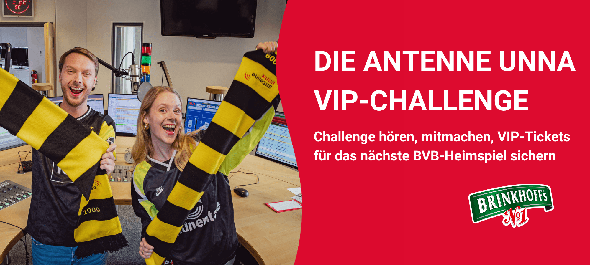 Jetzt mitmachen und exklusive VIP-Tickets für das nächste Heimspiel gewinnen – zur Verfüfung gestellt von Brinkhoff's No.1