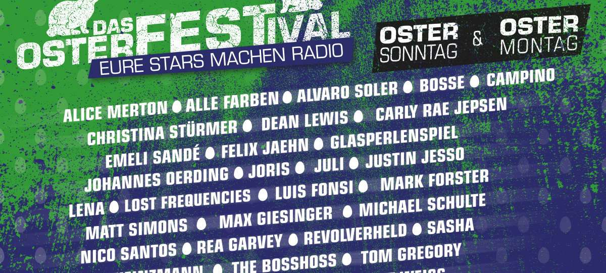 Das OSTERFESTival – Eure Stars machen Radio