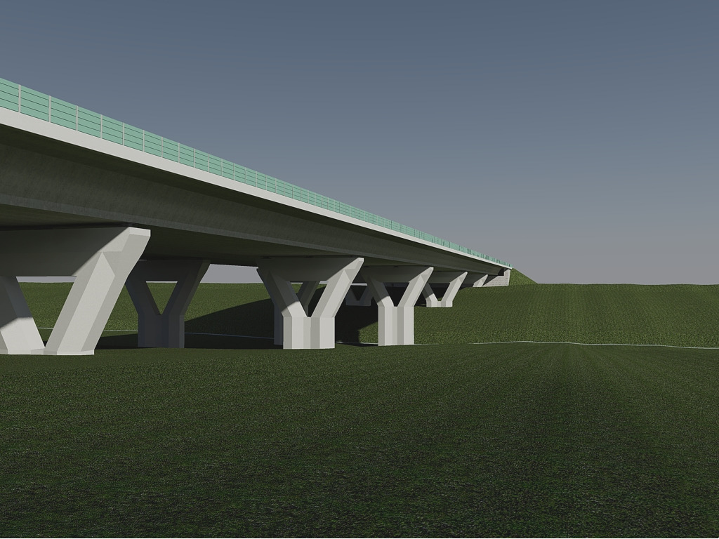 So soll die neue Liedbachtalbrücke aussehen.